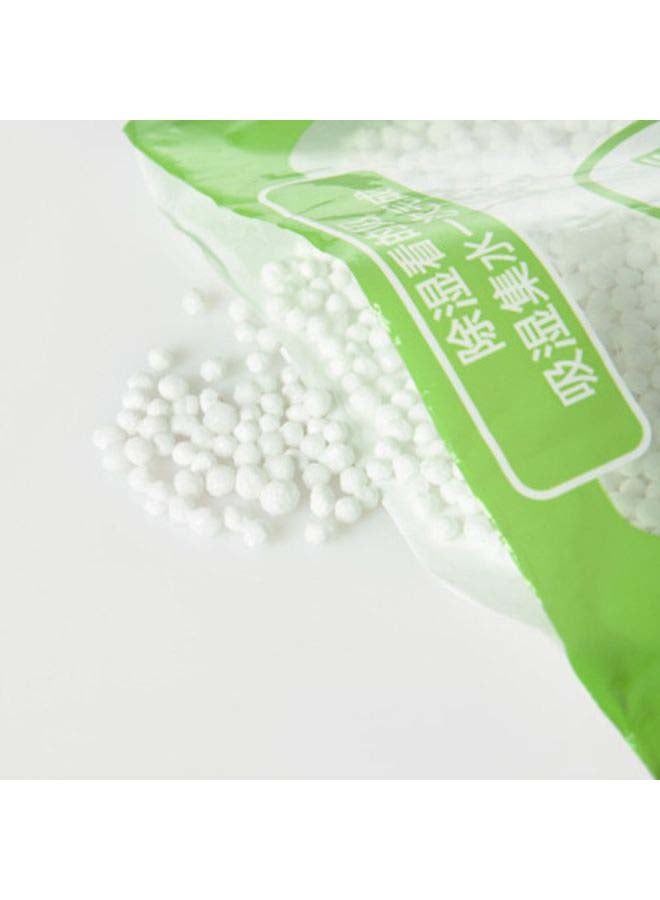 Clothes Moisture Absorbent Hanging Bag Green 35x16x1cm - Image 3