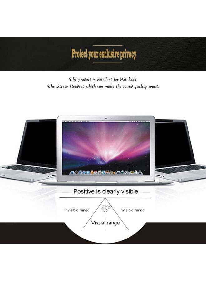 Privacy Protective Film Black 31x18x0.1cm - Image 2