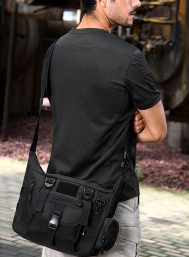 Military Tactical Shoulder Bag Black  - Image 1