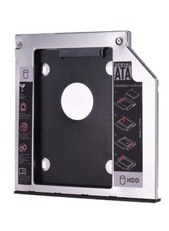 Generic SSD Adapter Highfine HDD Hard Drive Caddy SATA to SATA 2nd Silver/Black  - Image 1