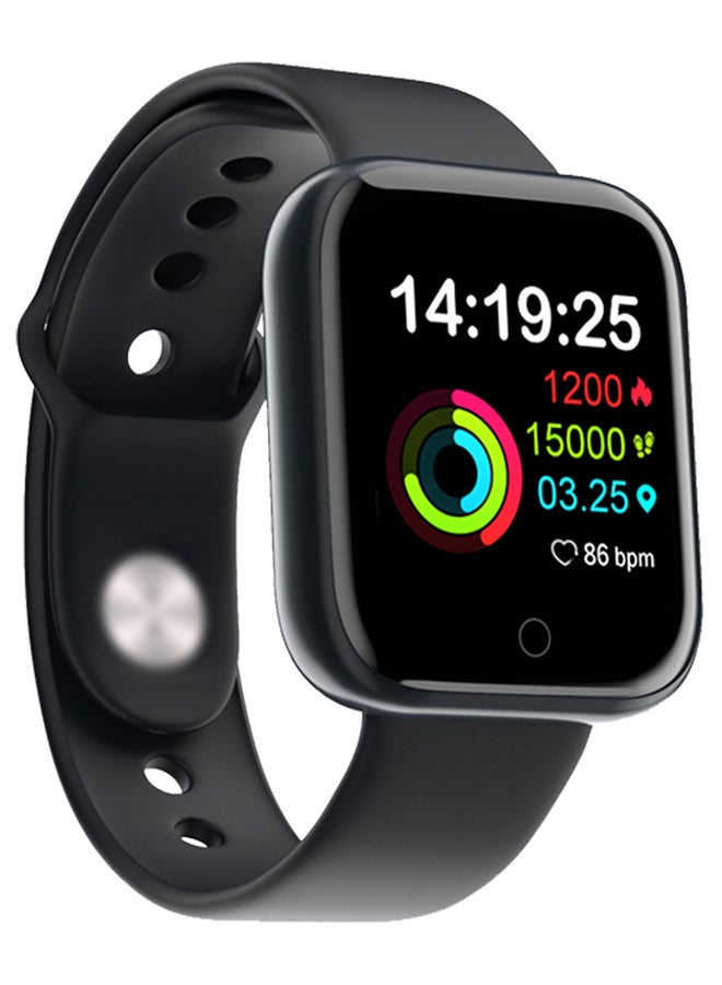Heart Rate Monitoring Smartwatch Black - Image 1