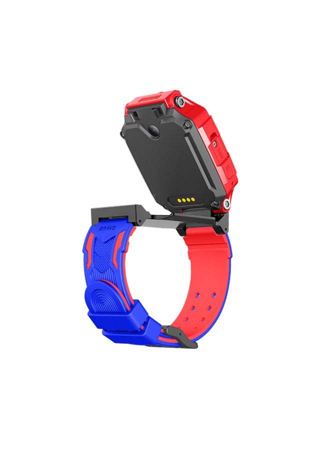Anti-Lost LBS Positioning Smartwatch Red/Blue - Image 3