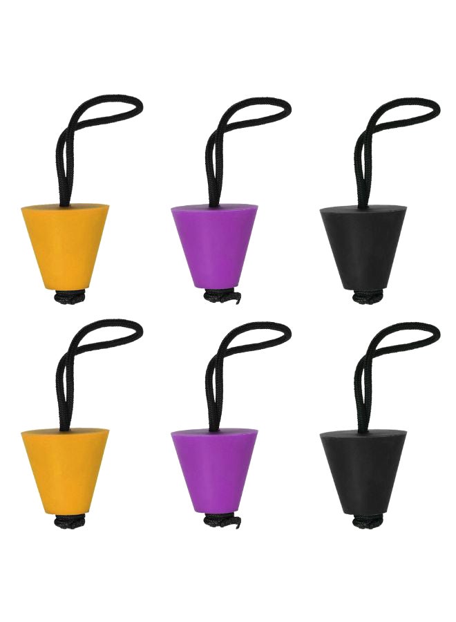 Generic - 6-Piece Kayak Scupper Plug Kit 14.5x10.0x3.0cm - Image 1