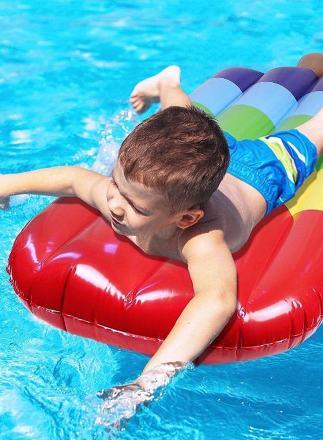 Generic Inflatable Popsicle Shaped Floating Mat Swimming Ring 16x3x6cm  - Image 3