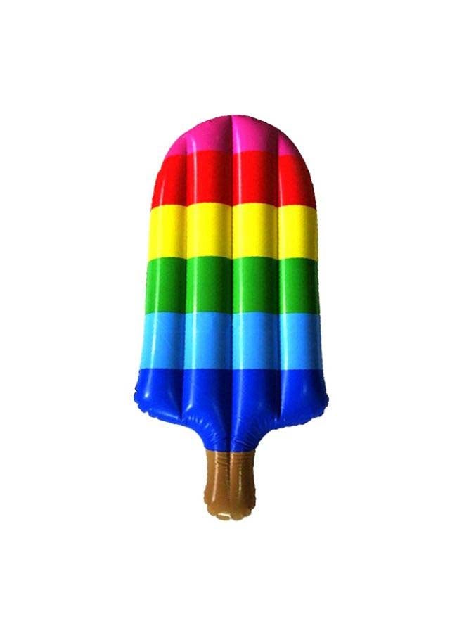 Generic Inflatable Popsicle Shaped Floating Mat Swimming Ring 16x3x6cm  - Image 1