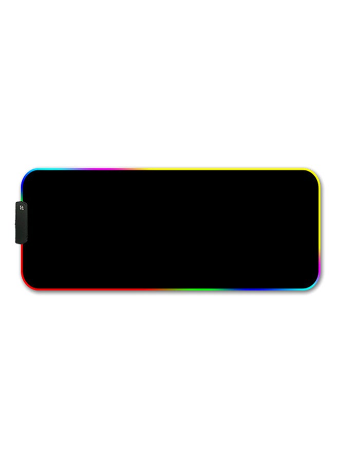 Generic RGB Luminous LED Mouse Pad Black  - Image 1