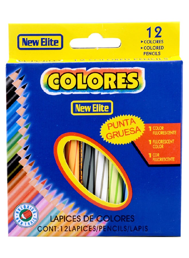 12-Piece Pencil Colour Set multicolour - Image 2