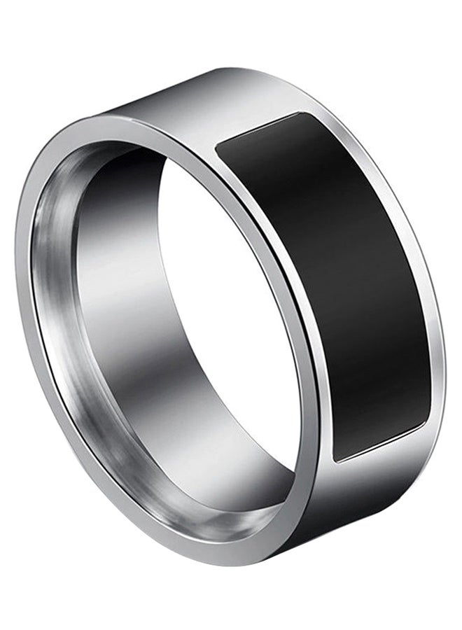 NFC Multifunctional Waterproof Smart Ring 3x2x3cm Silver  - Image 1