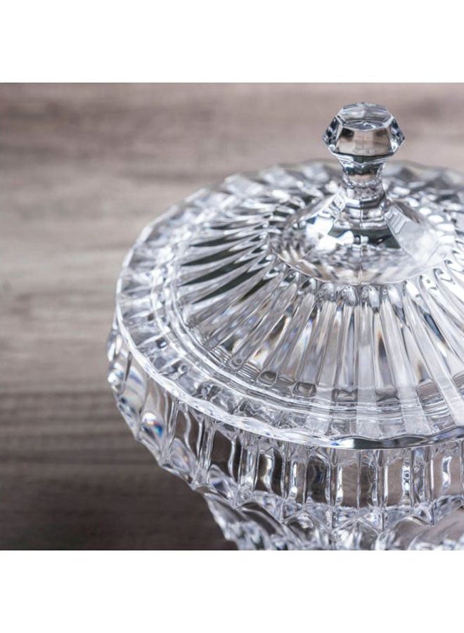 Rogaska Crown Jewel Crystal Bowl With Lid Clear 19cm - Image 2