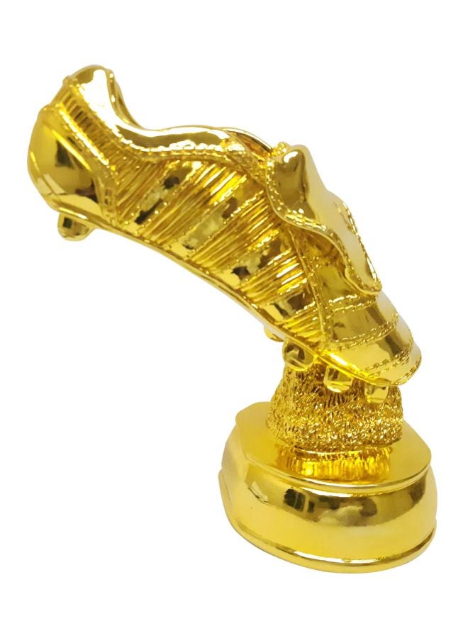 Spall Golden Football Shoe Sculpture Trophy Figure Gold - Image 1