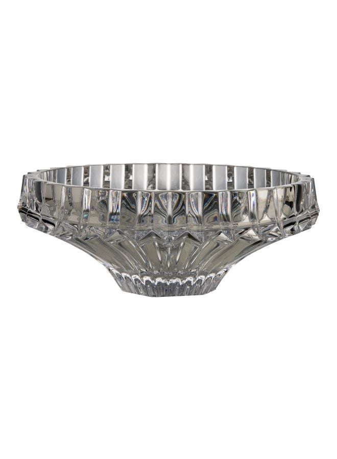 Crown Jewel Decorative Fruit Bowl Clear 30cm