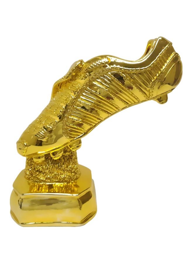 Spall Golden Football Shoe Sculpture Trophy Figure Gold - Image 2
