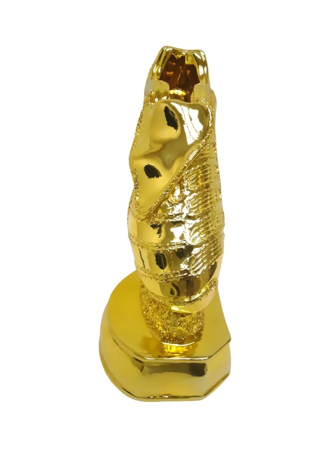Spall Golden Football Shoe Sculpture Trophy Figure Gold - Image 3