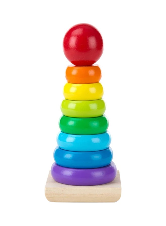 9-Piece  Stacker Wooden Ring Set - Image 1