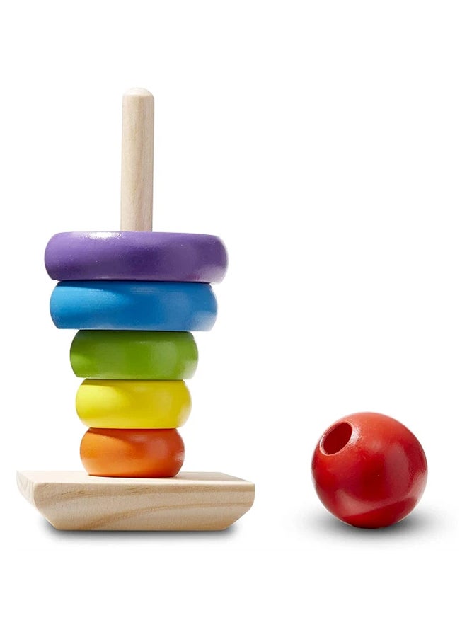 9-Piece  Stacker Wooden Ring Set - Image 3