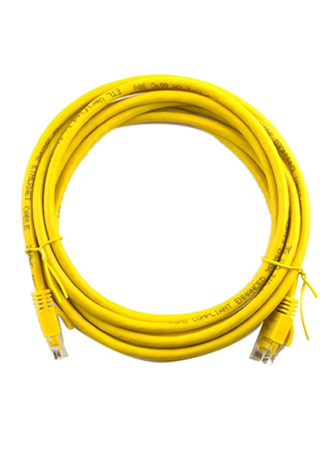 JE Ethernet Cable Yellow  - Image 1