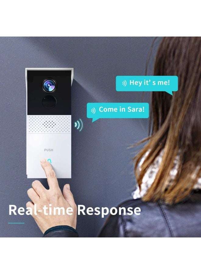 HeimVision Doorbell  Smart Security Camera, 1080P Wide View, Battery-Powered, 2-Way Audio, Weatherproof - Image 3