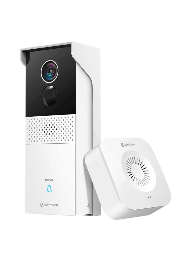 HeimVision Doorbell  Smart Security Camera, 1080P Wide View, Battery-Powered, 2-Way Audio, Weatherproof - Image 1