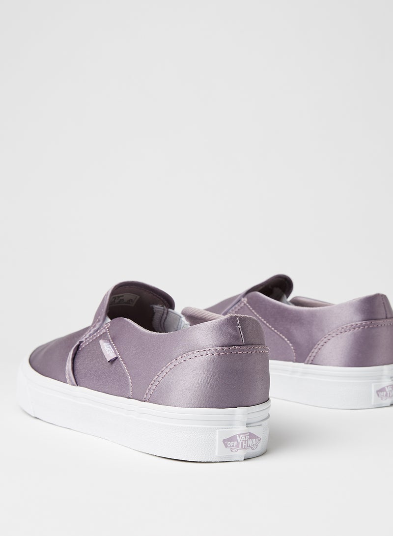 VANS - Asher Slip Ons (Satin) nirvana - Image 1