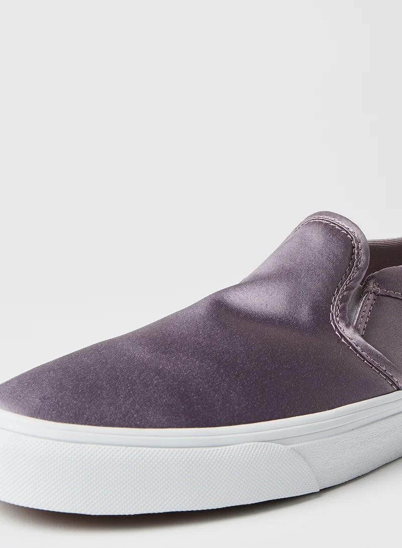 VANS Asher Slip Ons (Satin) nirvana