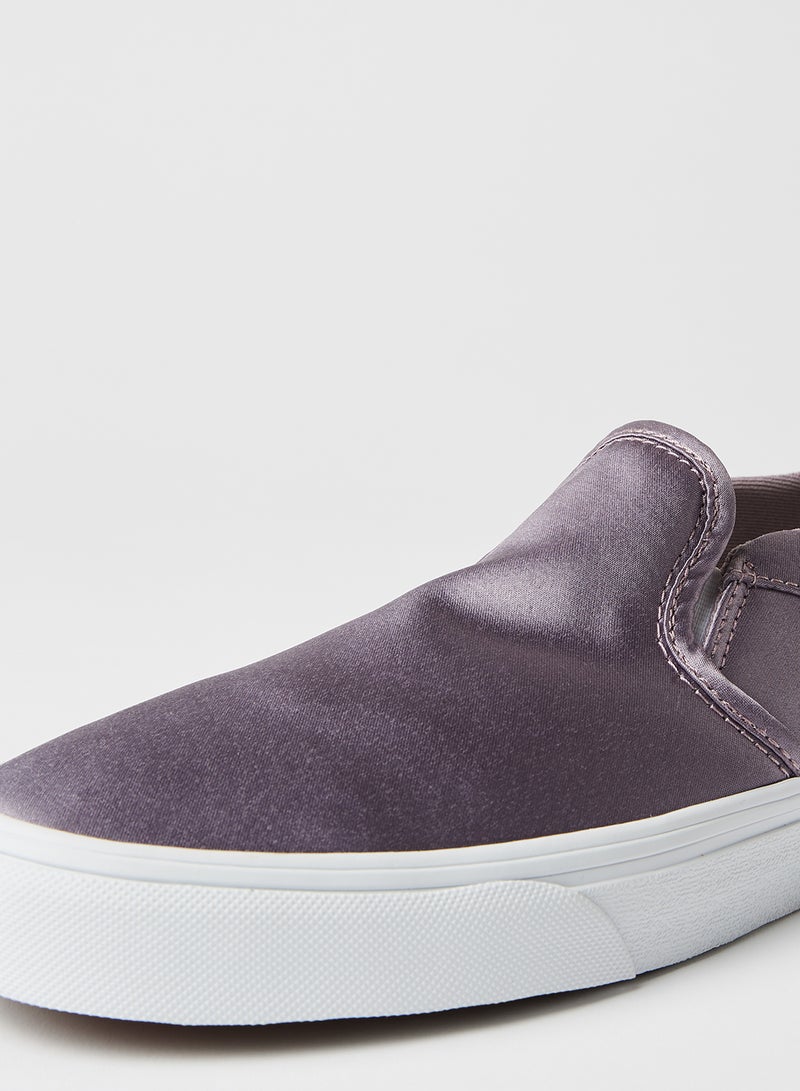 VANS - Asher Slip Ons (Satin) nirvana - Image 1