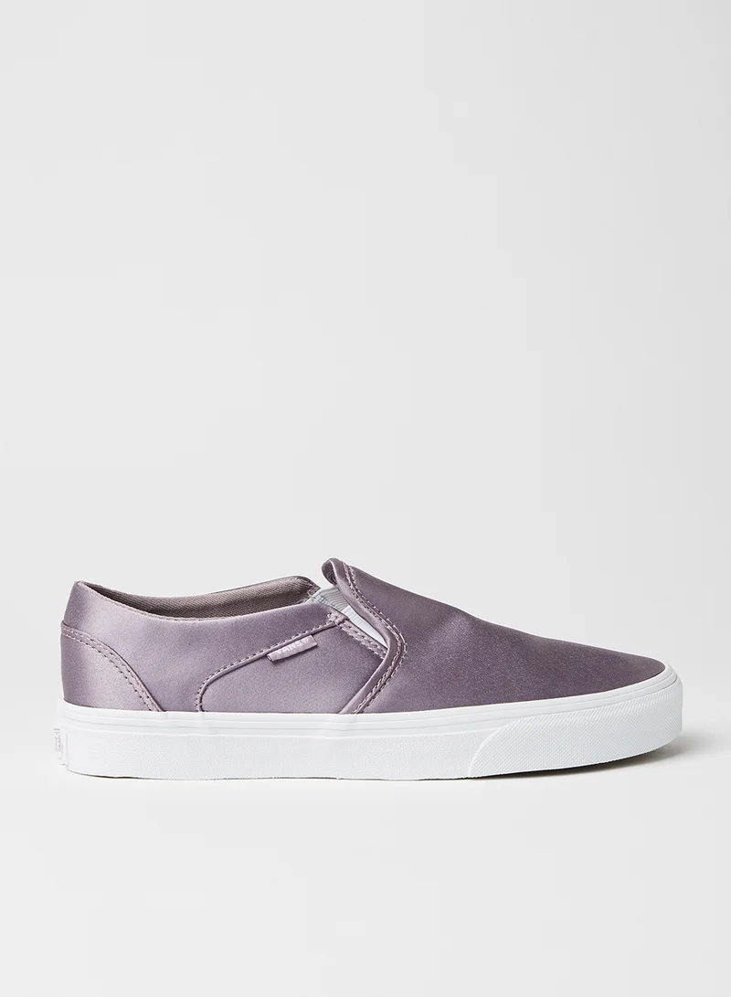 VANS Asher Slip Ons (Satin) nirvana