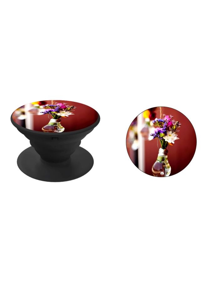 بي بي حامل هاتف بوب سوكيت بطبعة أزهار أحمر/ أرجواني/ أصفر - Image 2