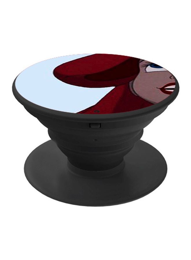 BP Cartoon Printed Popsocket Phone Holder Blue/Red/White - Image 1