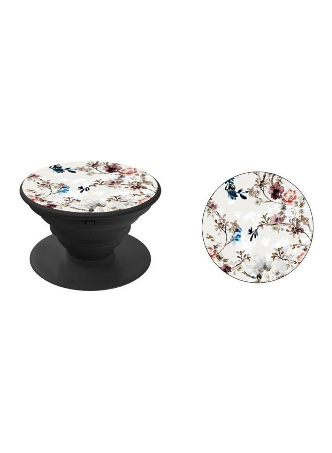BP Floral Printed Popsocket Phone Holder Off White/Blue/Pink - Image 2