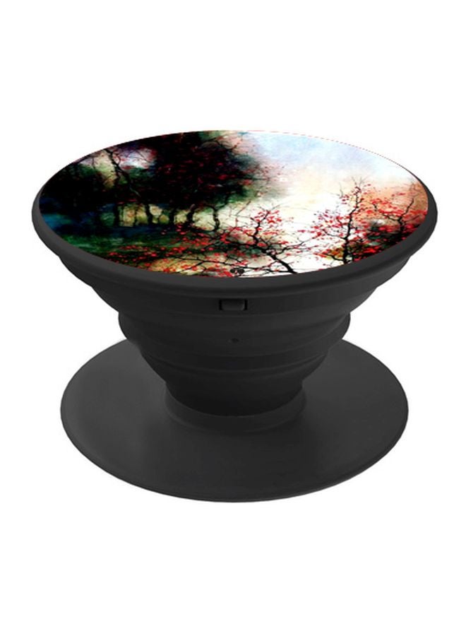 BP Scenery Printed Pop Socket Phone Holder White/Red/Black - Image 1