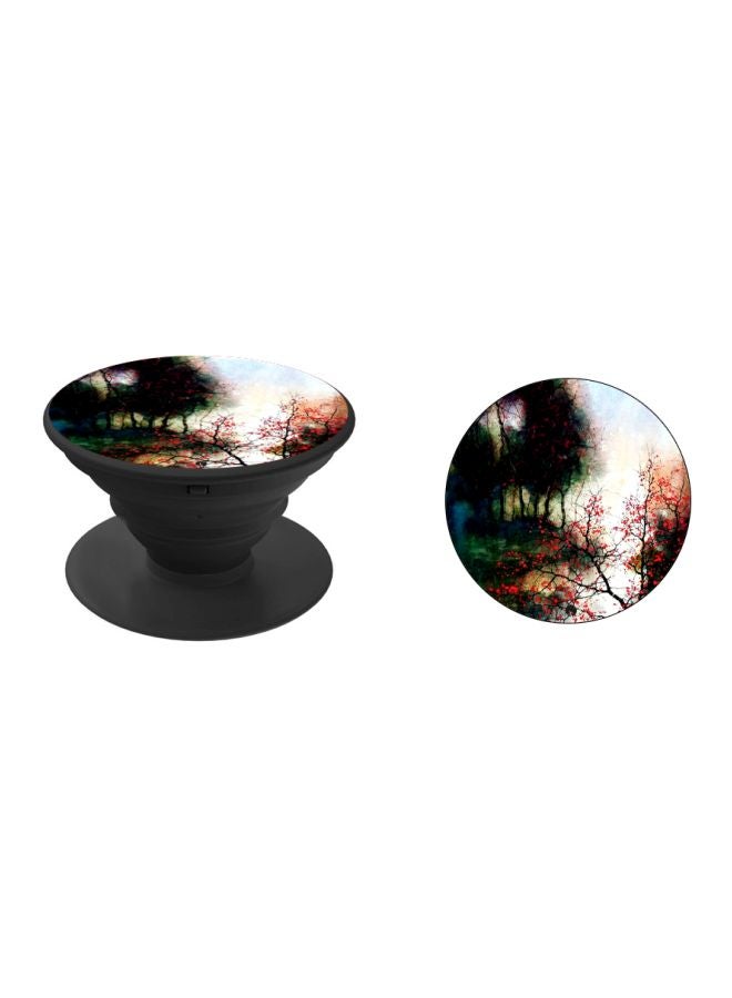 BP Scenery Printed Pop Socket Phone Holder White/Red/Black - Image 2