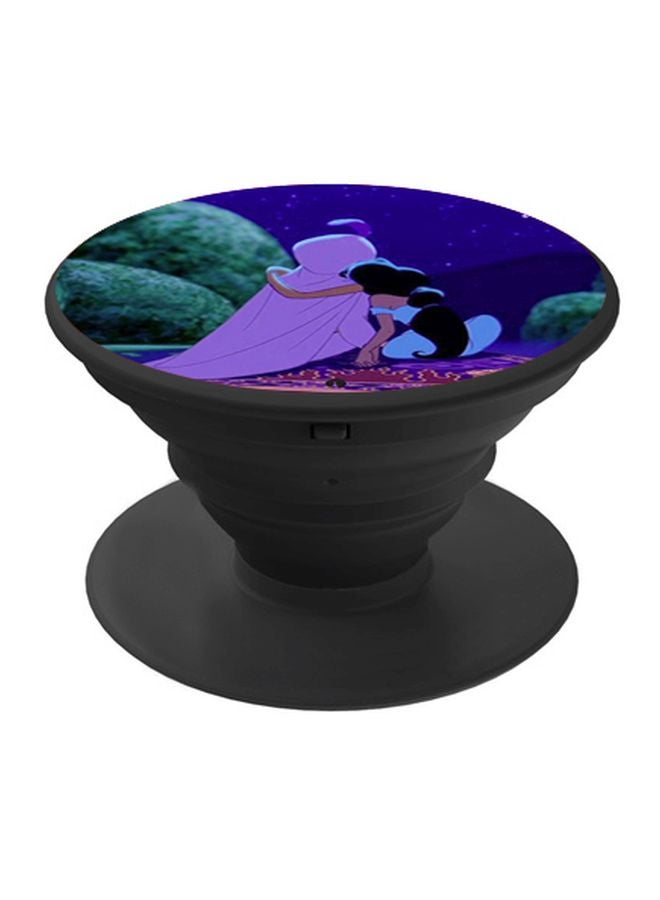 بي بي حامل هاتف على شكل مقبض أصابع منبثق بطبعة رسومات كرتونية أصفر / أزرق / أخضر - Image 1