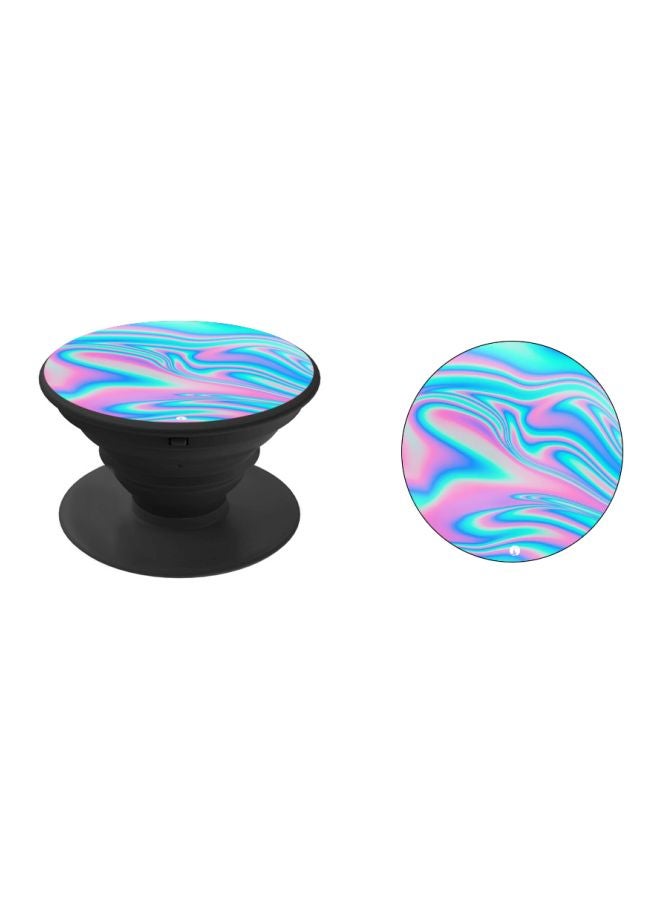 BP Printed Pop Socket Phone Holder Blue/Pink/Black - Image 2