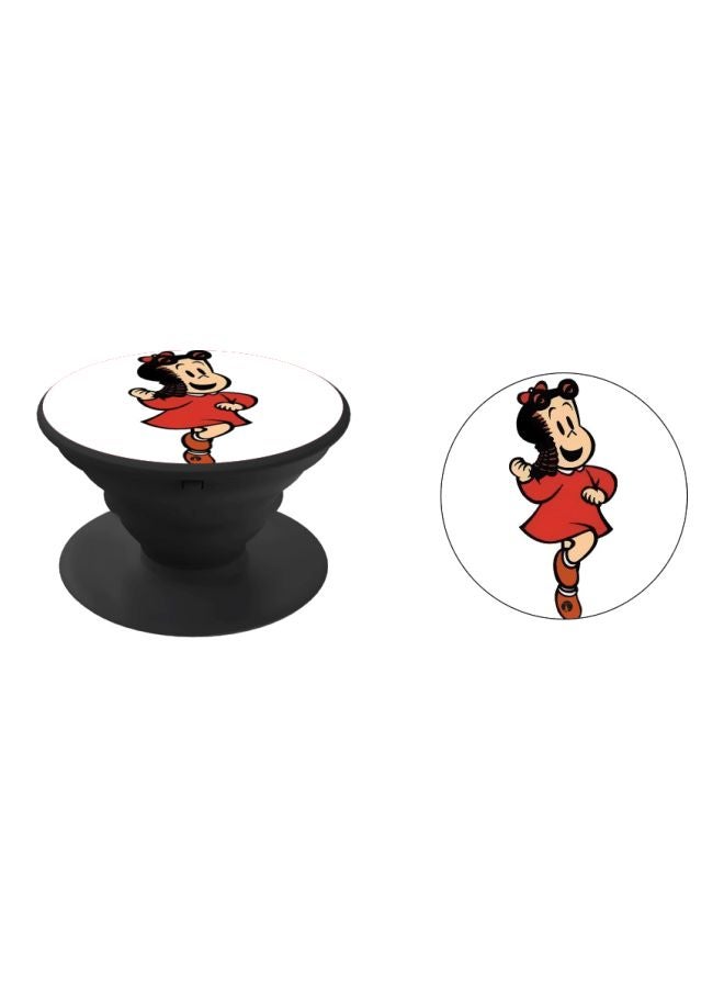 BP Cartoon Character Printed Pop Socket Phone Holder White/Red/Black - Image 2