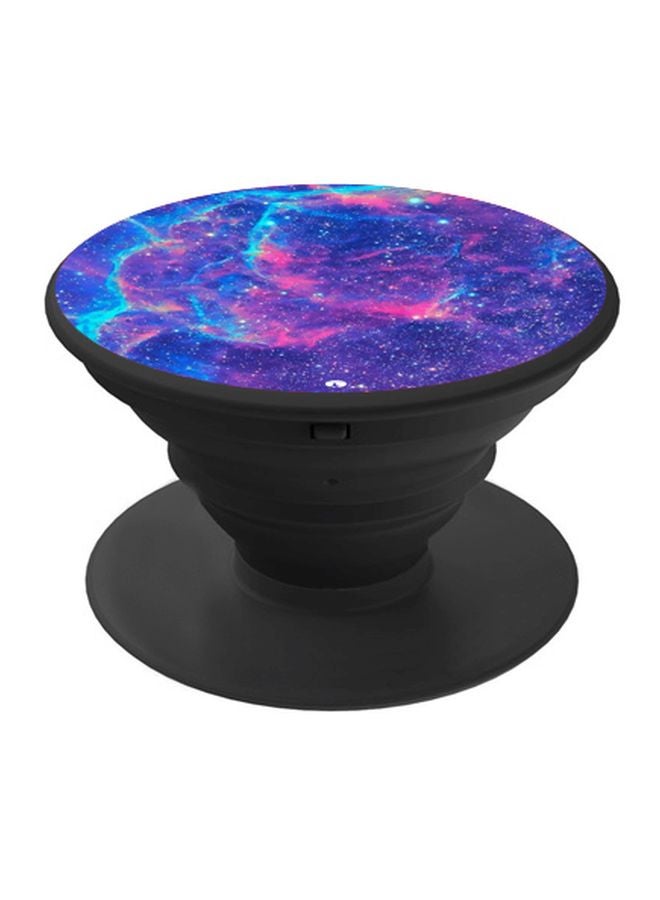 BP Printed Pop Socket Phone Holder Purple/Blue/Black - Image 1