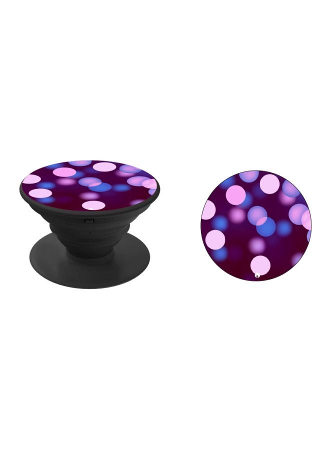 BP Printed Pop Socket Phone Holder Blue/Purple/Black - Image 2