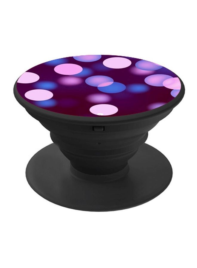 BP Printed Pop Socket Phone Holder Blue/Purple/Black - Image 1