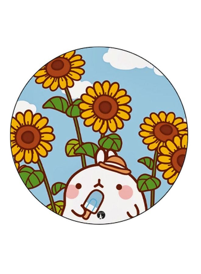 BP Cartoon Printed Pop Socket Phone Holder Blue/Yellow/Green - Image 2