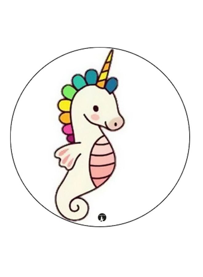 BP Cartoon Printed Pop Socket Phone Holder White/Pink/Yellow - Image 2