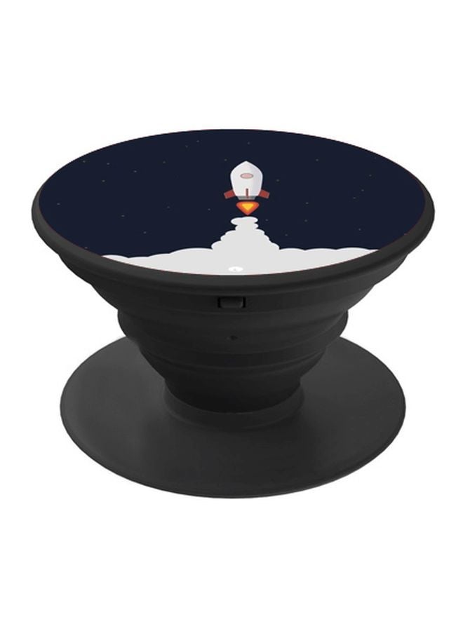 بي بي حامل هاتف بوب سوكيت بطبعة مكوك فضاء أسود/أزرق/أبيض - Image 1