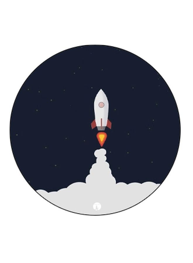 بي بي حامل هاتف بوب سوكيت بطبعة مكوك فضاء أسود/أزرق/أبيض - Image 2