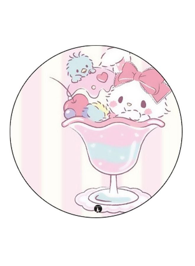 BP Animals Printed Pop Socket Phone Holder Pink/White/Blue - Image 2