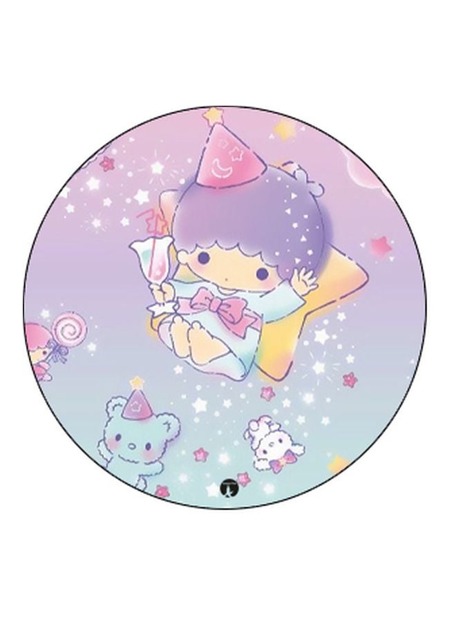 بي بي حامل هاتف بوب سوكيت مطبوع بتصميم شخصية كرتونية أرجواني/ أزرق/ وردي - Image 2