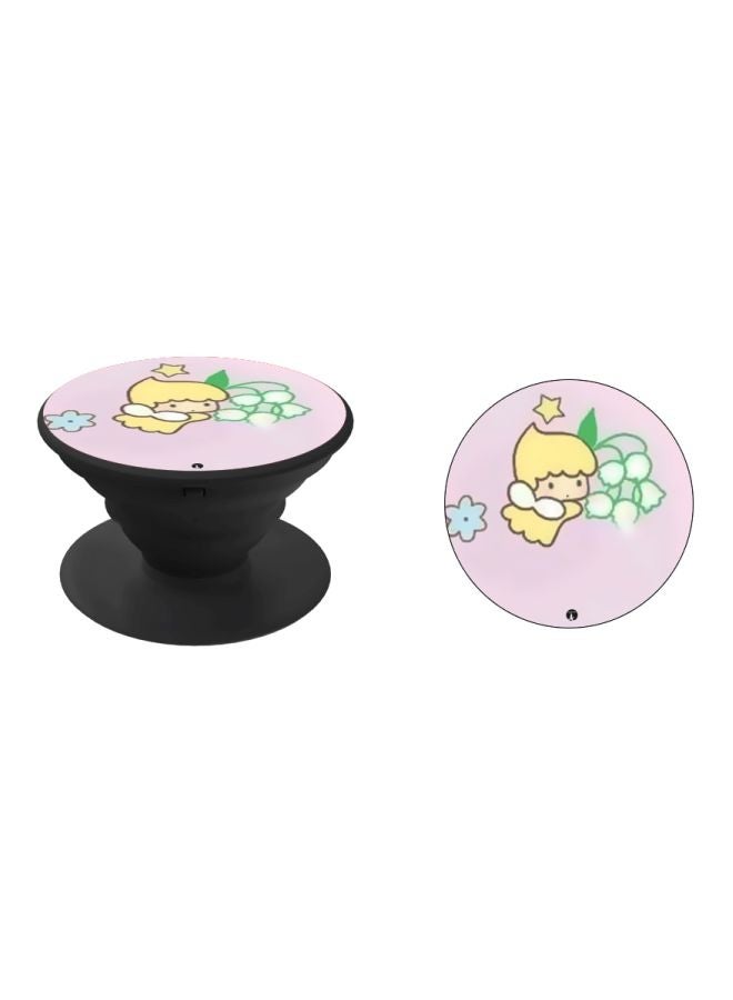 BP Cartoon Printed Pop Socket Phone Holder Pink/Green/Yellow - Image 2