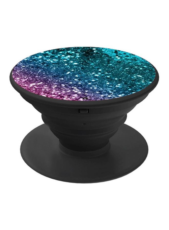 BP Printed Pop Socket Phone Holder Green/Pink/Black - Image 1