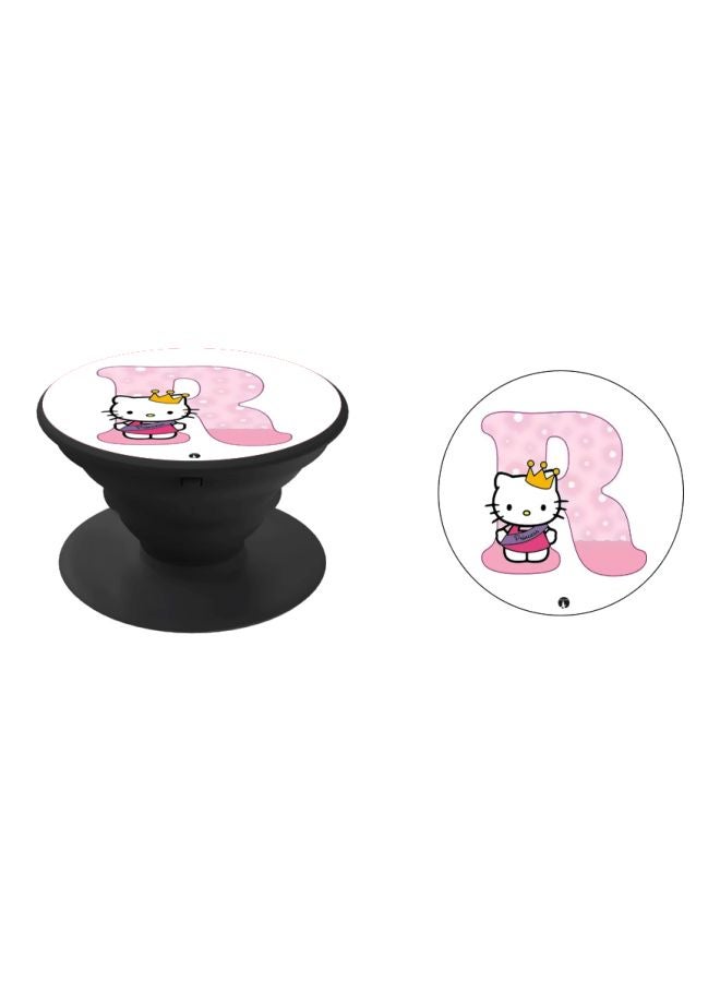 Hello Kitty Printed Pop Socket Phone Holder White/Pink/Blue