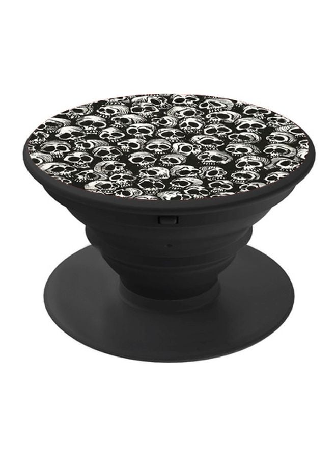 BP Skull Printed Mobile Pop Socket Black/Grey - Image 1