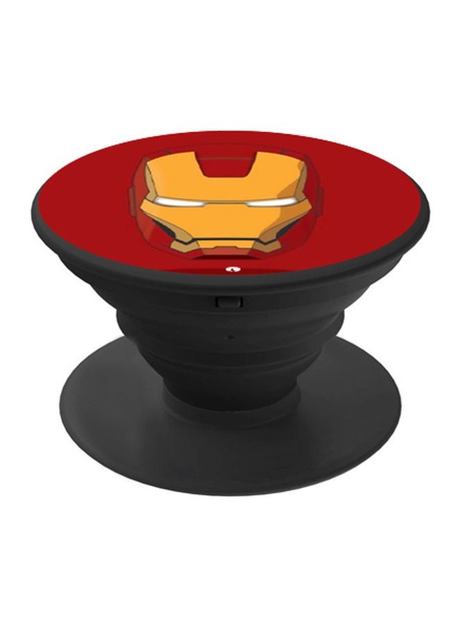 BP Iron Man Printed Pop Socket Phone Holder Red/Yellow/White - Image 1