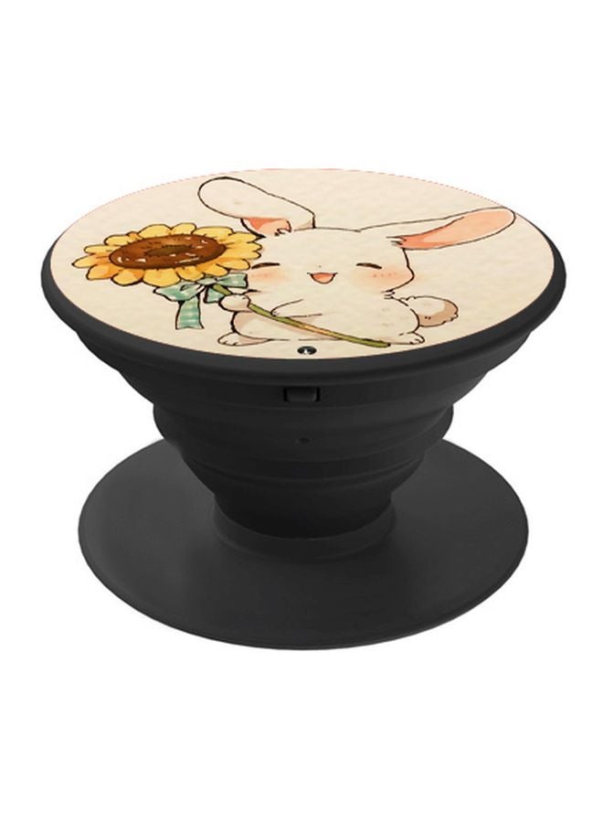 BP Pikachu Cartoon Printed Mobile Pop Socket Beige/Yellow/Green - Image 1