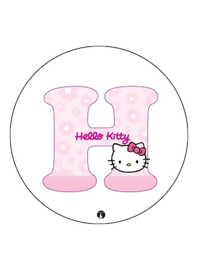BP Hello Kitty Letter H Printed Mobile Pop Socket Pink/White - Image 2